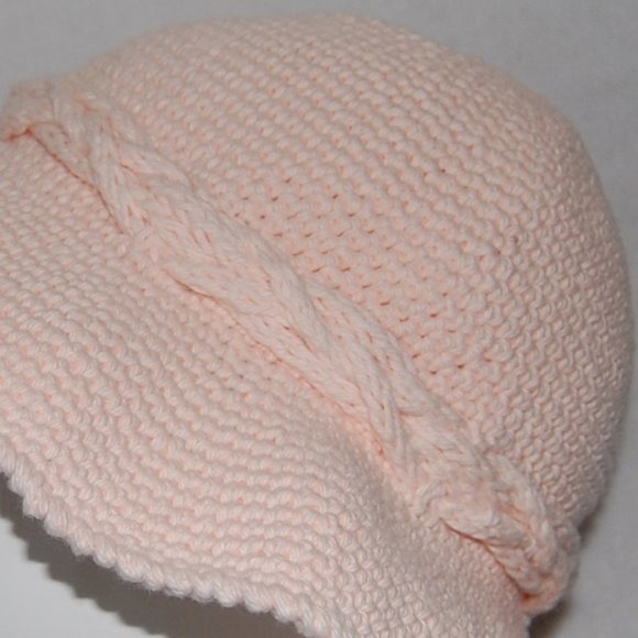 NEW Handmade Spring Sun Hat, Blush Pink, Women Size Small main image 6